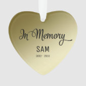 En mémoire - Perte de familier - Photo/Nom personn (devant)