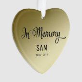 En mémoire - Perte de familier - Photo/Nom personn (devant)