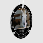 En mémoire - Perte du cheval - Photo/Nom personnal (devant)