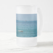 En Mer À Mackinac Gelé Verre Beer Mug (Devant droit)