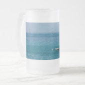 En Mer À Mackinac Gelé Verre Beer Mug (Devant gauche)