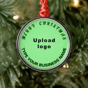 En Métal Affaires Noël Lumière Vert Arrondi Ornement