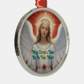 En Métal Beau Ange Arrondi Ornement (Droite)