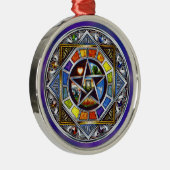 En Métal Bénédiction des éléments Ornement rond Premium (Droite)