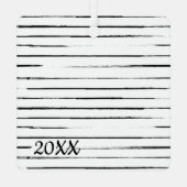 En Métal C'est un merveilleux ornement de vacances photo de (Verso)