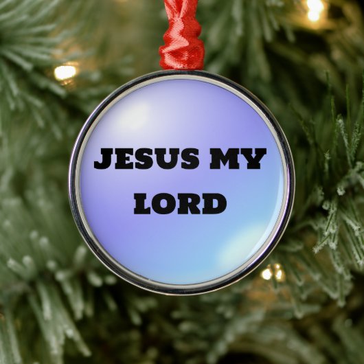 En Métal Élégance élégante : Ornement rond métallique (Arbre)