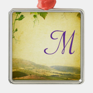 En Métal Italie Campagne Monogramme Ornement initial