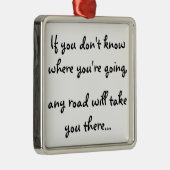 En Métal N'importe quel ornement routier (Droite)