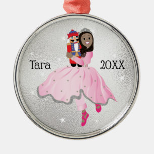 En Métal Noisette de Noël Ballerina Ornement