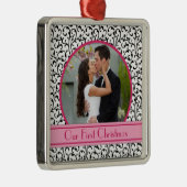 En Métal Notre premier Noël ensemble Ornement (Droite)