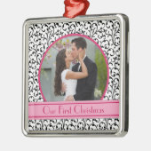 En Métal Notre premier Noël ensemble Ornement (Gauche)