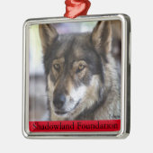 En Métal Ornement d'arbre de loup (Gauche)