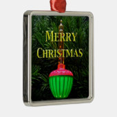 En Métal Ornement d'arbre de Noël léger de bulle (Droite)