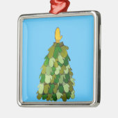 En Métal Ornement d'arbre Mitten (Gauche)