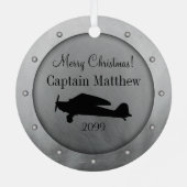 En Métal Ornement d'avion (Verso)