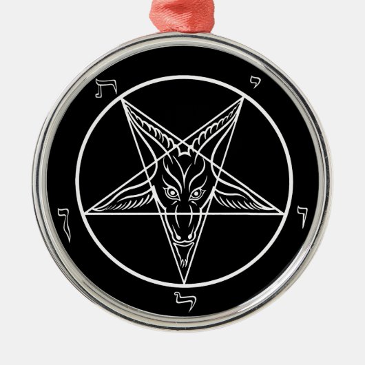 En Métal Ornement de Baphomet, de luxe (Devant)