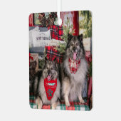 En Métal Ornement de camion Keeshond (Avant gauche)