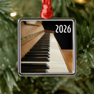 En Métal Ornement de clavier de piano
