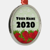 En Métal Ornement de conservation de fraises (Droite)