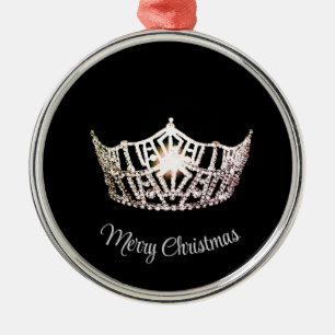 En Métal Ornement de couronne de style Miss America