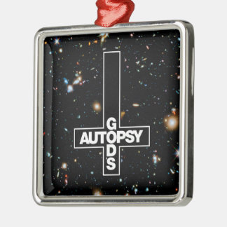 En Métal Ornement de croix de l'autopsie de Dieu