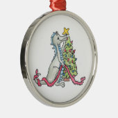 En Métal Ornement de dragon de Noël (Droite)