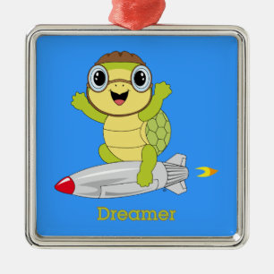 En Métal Ornement de Dreamer™ de tortue