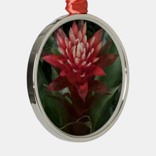 En Métal Ornement de fleurs rouges (Droite)