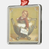 En Métal Ornement de gémissement de Noël (Gauche)