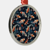 En Métal Ornement de Koi Pond (Droite)