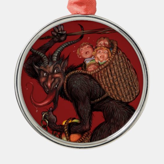 En Métal Ornement de Krampus (Devant)