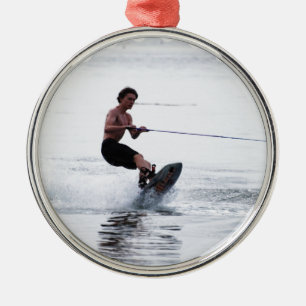 En Métal Ornement de l'adolescence de Wakeboarder