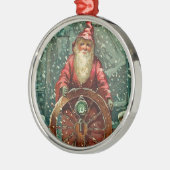 En Métal Ornement de Père Noël de navigation (Gauche)