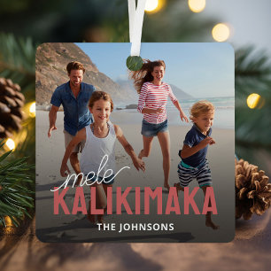 En Métal Ornement de photo de famille de plage Mele Kalikim