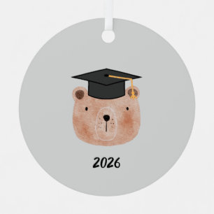 En Métal Ornement de remise des diplômes Ourson Mignon 2026