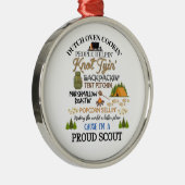 En Métal Ornement de scouts (Droite)