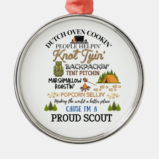 En Métal Ornement de scouts (Devant)