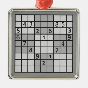 En Métal Ornement de SUDOKU