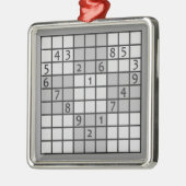 En Métal Ornement de SUDOKU (Gauche)