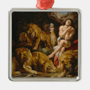 En Métal Ornement Den des Lions