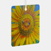 En Métal Ornement des abeilles de tournesol (Avant droite)