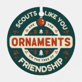 En Métal Ornement des scouts (Verso)