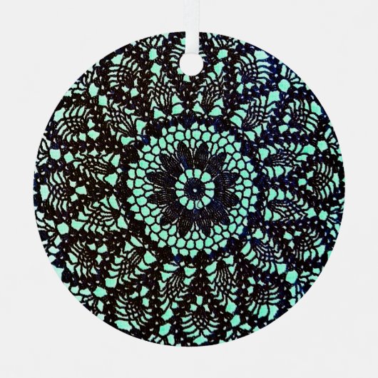 En Métal Ornement d'impression vintage (Recto)