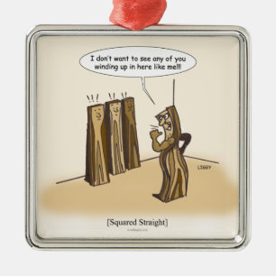 En Métal Ornement droit carré (carré)