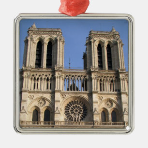 En Métal Ornement élégant avec Notre Dame de Paris