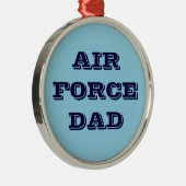 En Métal Ornement Force aérienne papa (Droite)