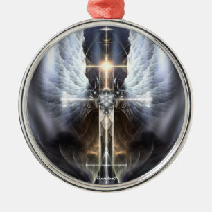 En Métal Ornement Fractal Premium de l'aile Heavenly Angel