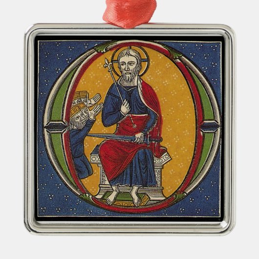 En Métal Ornement médiéval de Noël (Devant)