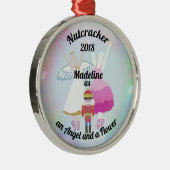 En Métal Ornement personnalisé de casse-noix - fleur et (Droite)