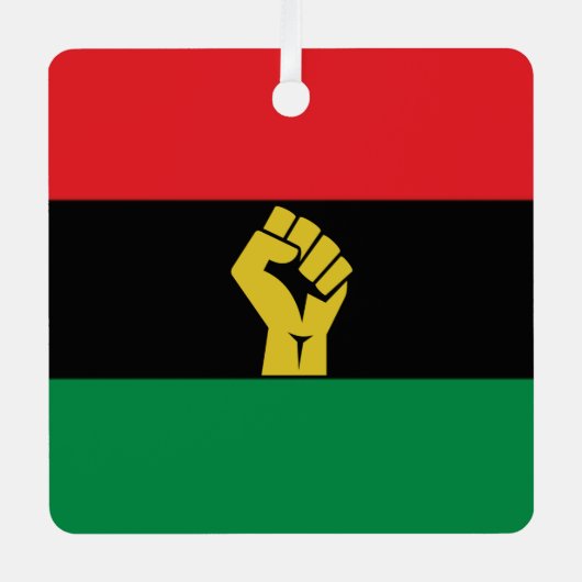 En Métal Ornement rouge noir + vert (Recto)